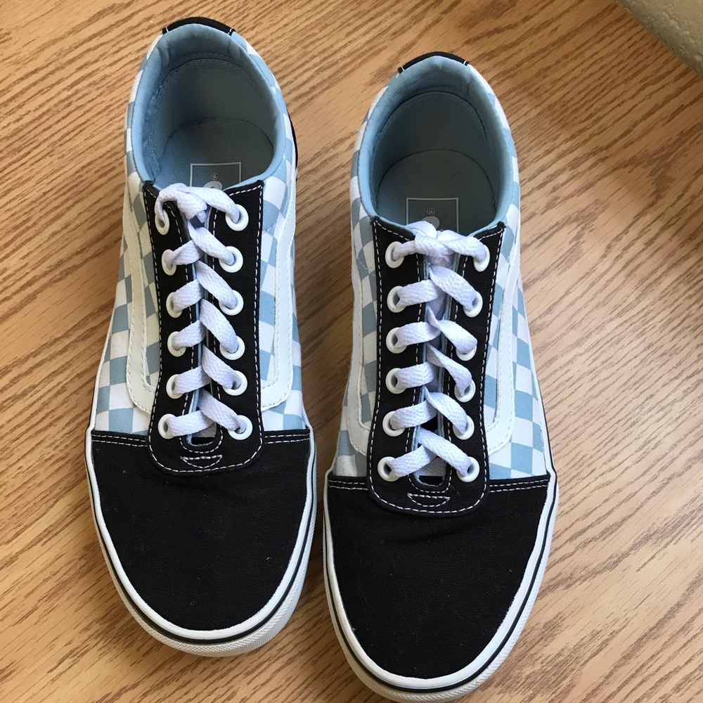 Vans black and white checkered size 8.5